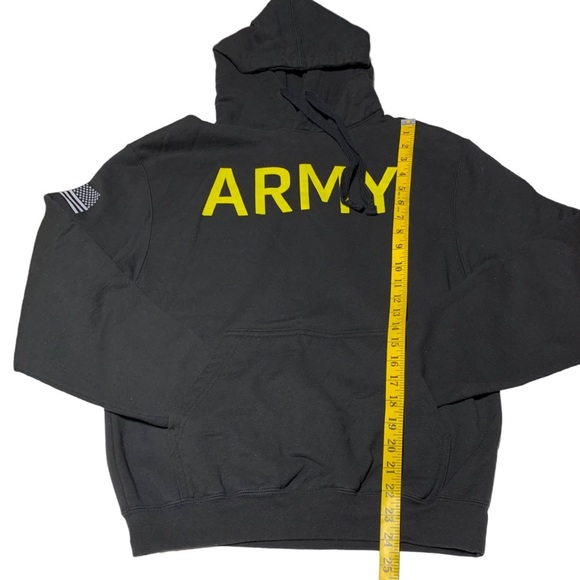 2 for $30 Tultex Black Army Pull On Hoodie Size Small - Picture 9 of 9